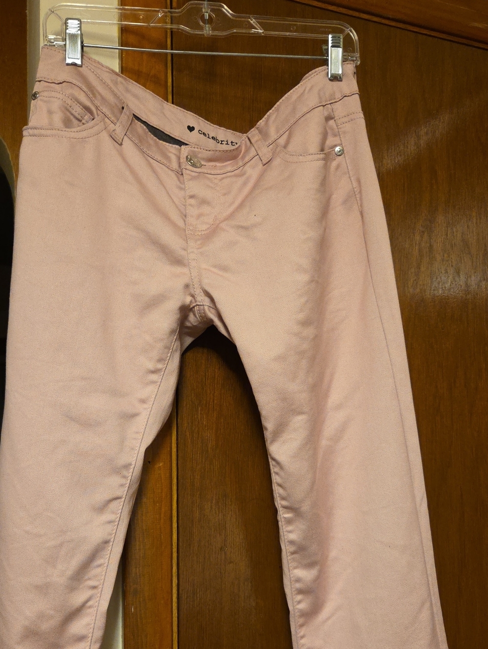 WORN ONCE Celebrity Pink Women's Skinny Jeans in Dusty Pink